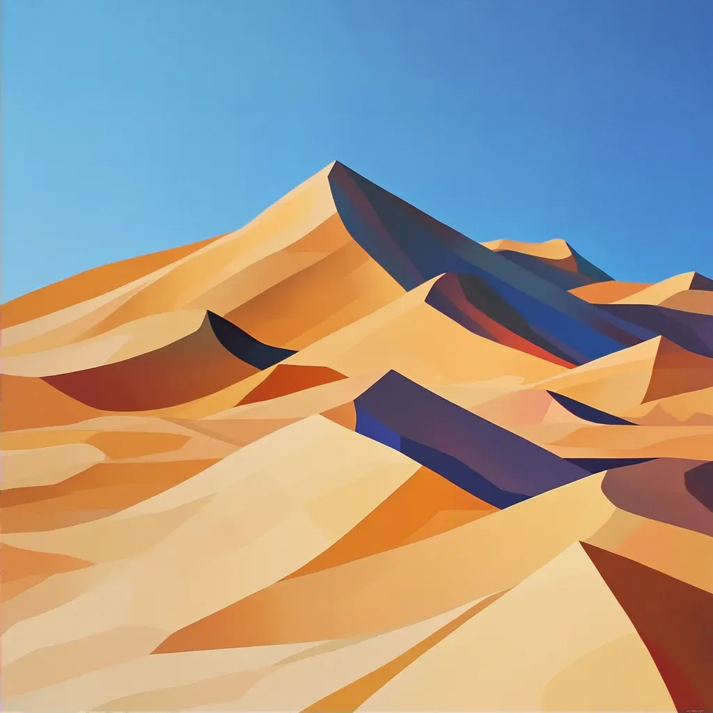 Low Poly Desert Dunes