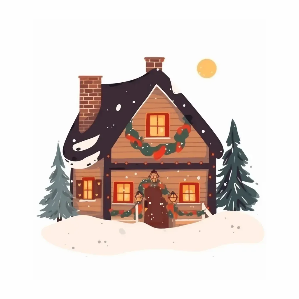 Christmas Cottage Logo - Image 1