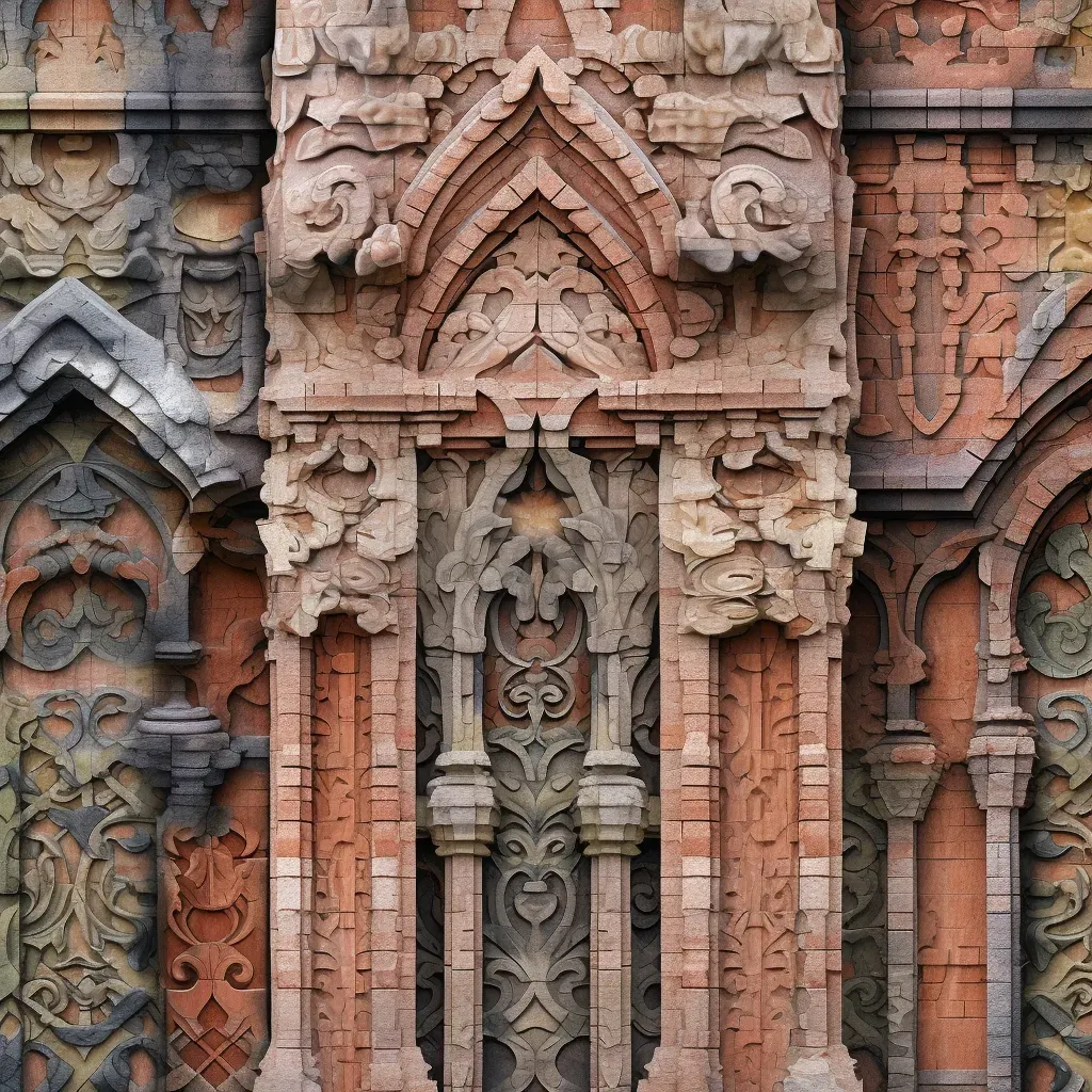 Decorative masonry brickwork - Image 3