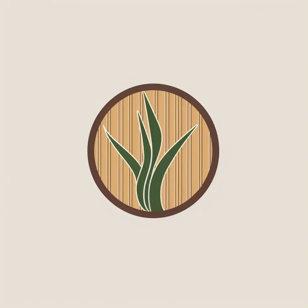 Nature-Inspired Bamboo Flooring Company Logo