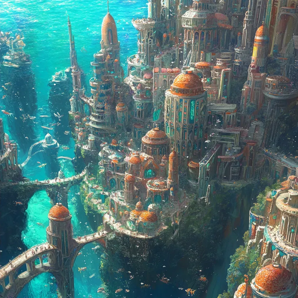 Animated Undersea City