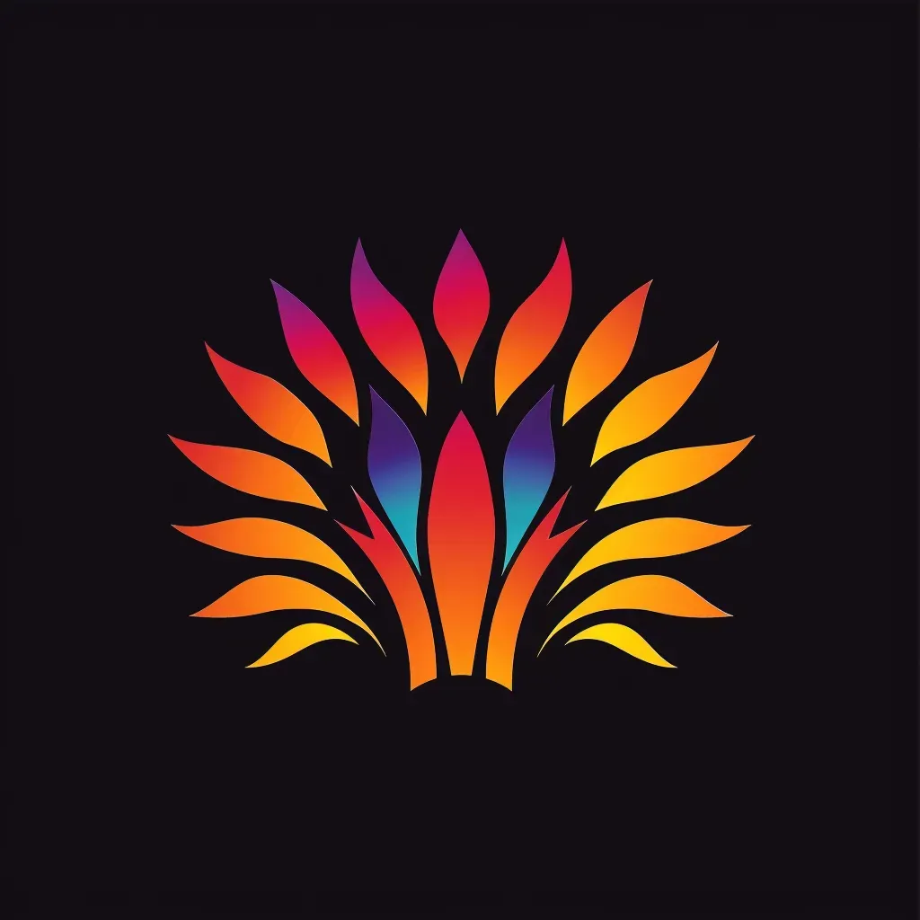 Dynamic sun or flame logo for youth non-profit - Image 3