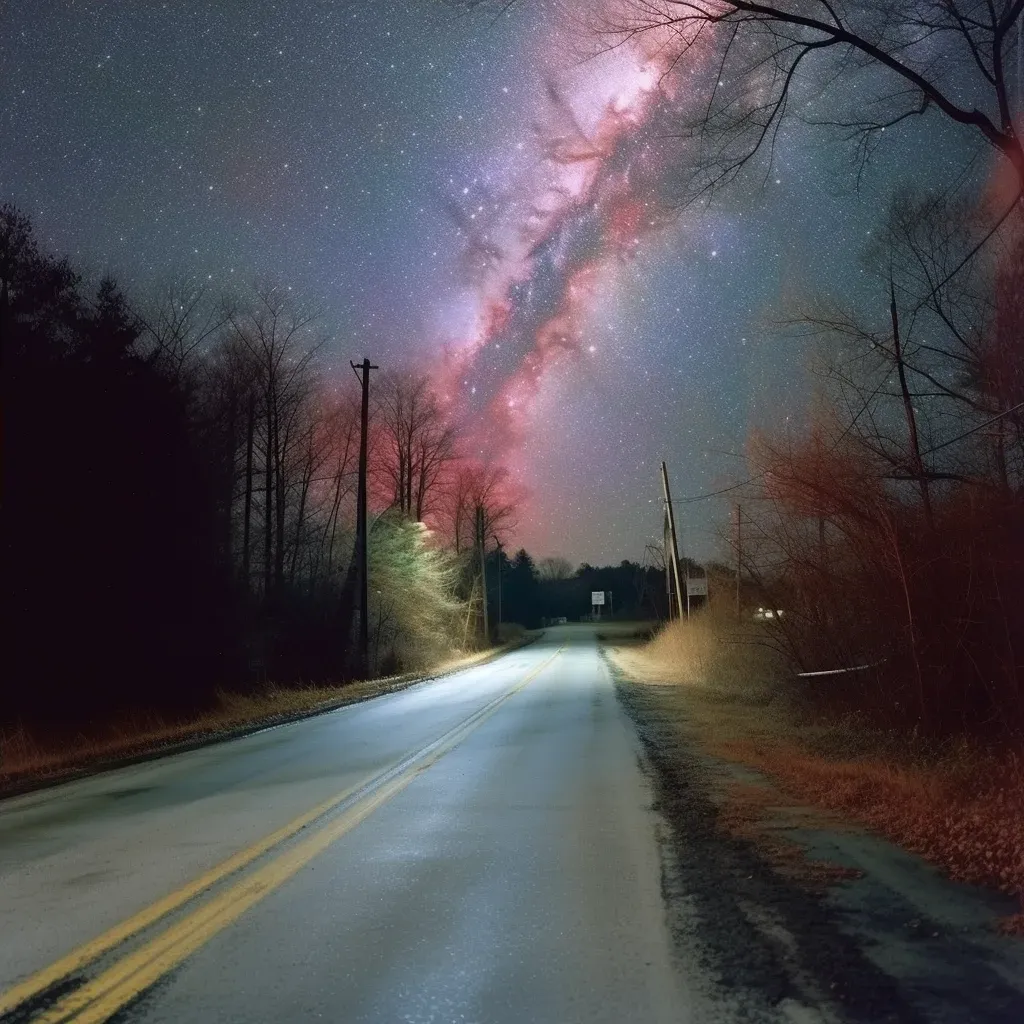 Image portraying a wide view of an enchanting galaxy with vibrant colors and countless stars - Image 4