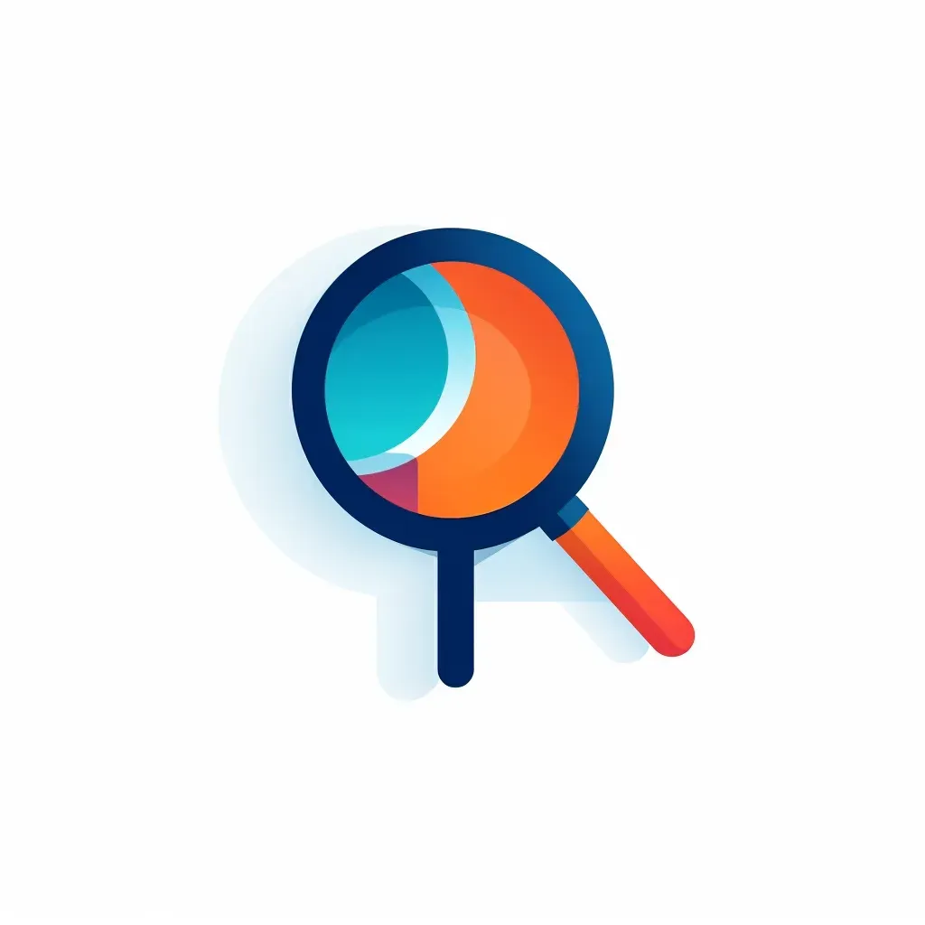 Insightful financial research logo with orange and blue colors on a white background - Image 4