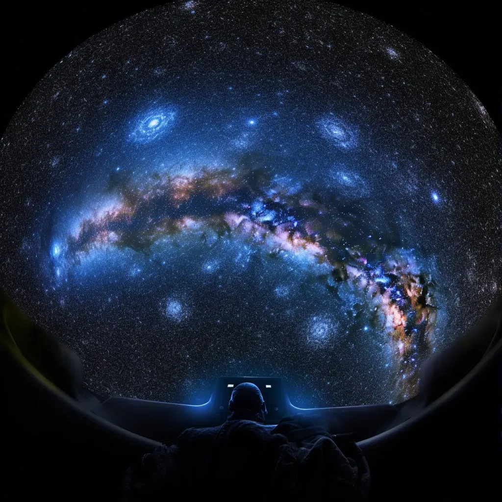 Panoramic view of Milky Way galaxy with galactic center - Image 1