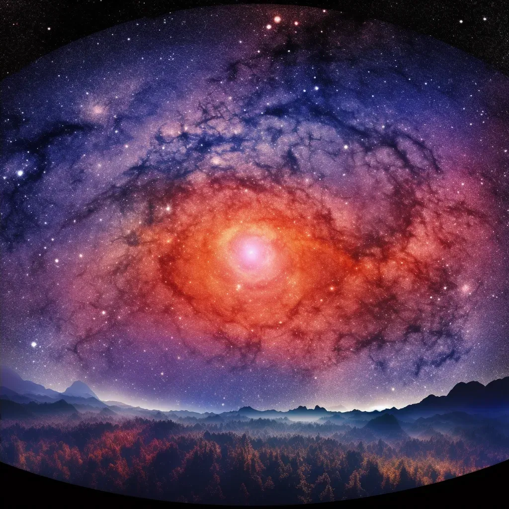 Panoramic view of Milky Way galaxy with galactic center - Image 2