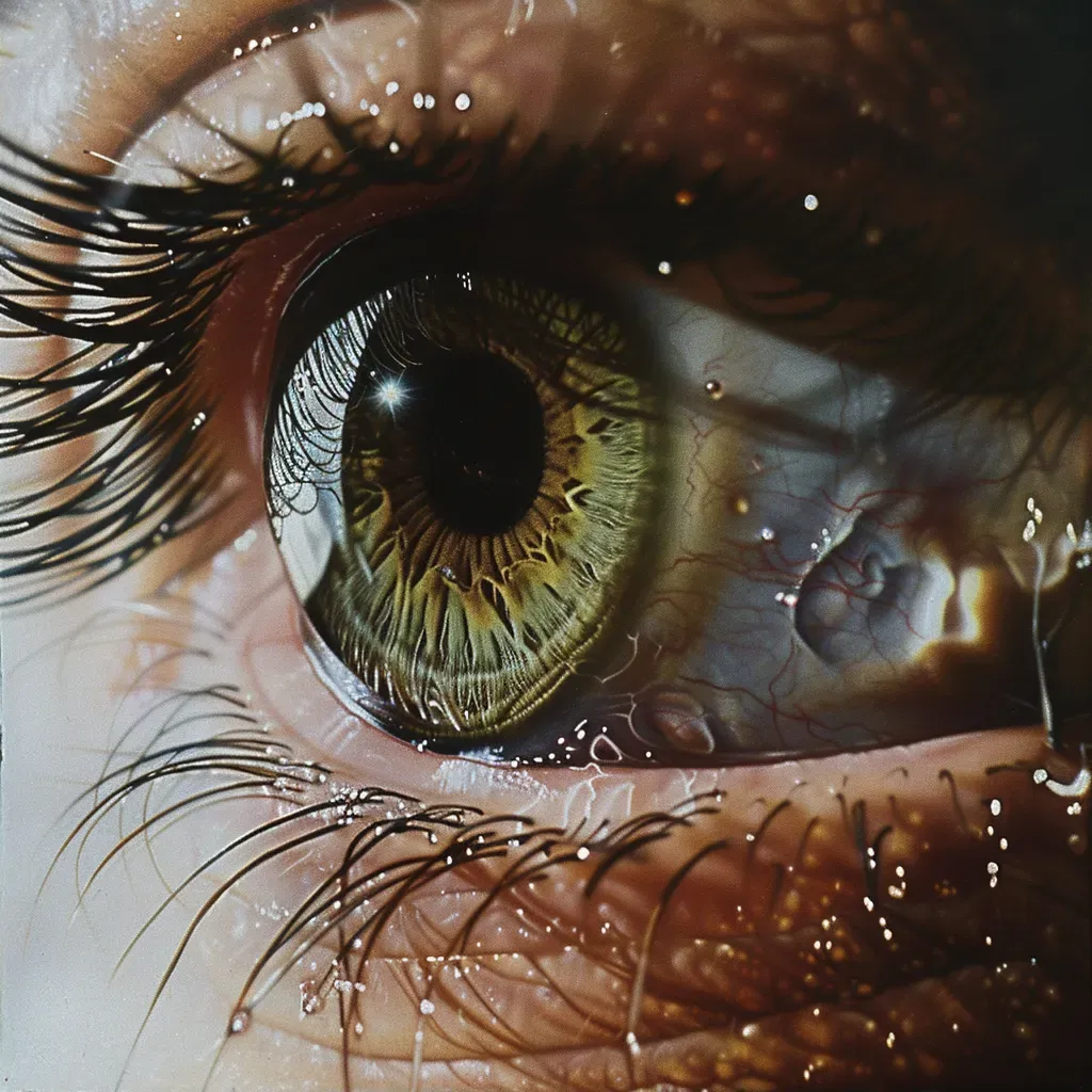 Close-up of tearful human eye - Image 2