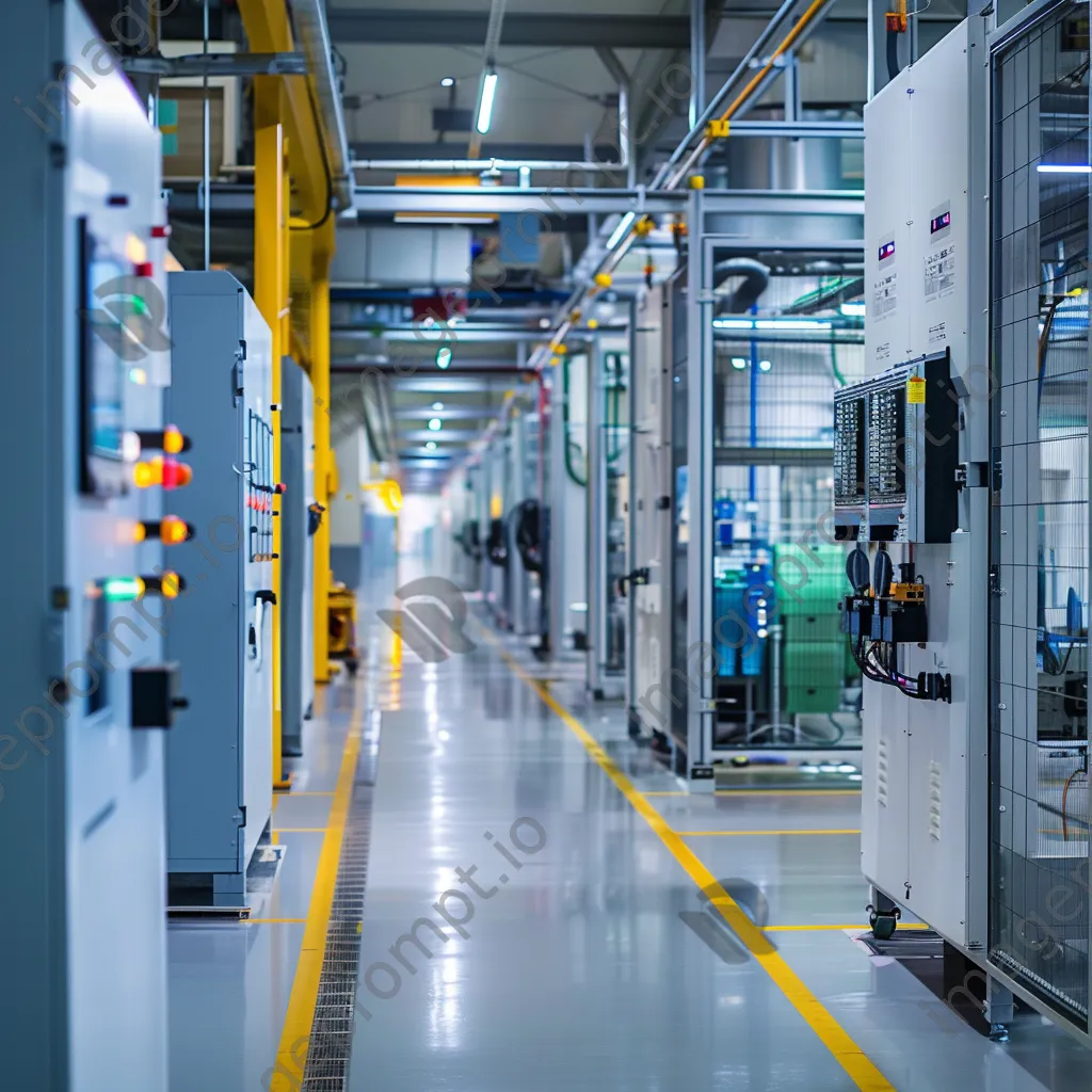 Interior of a high-tech manufacturing facility with advanced machinery - Image 3