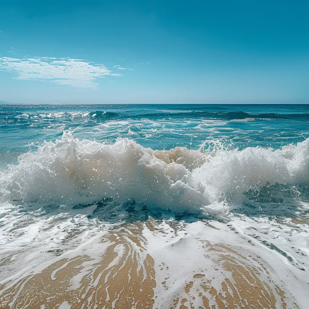 Blue ocean waves - Image 1