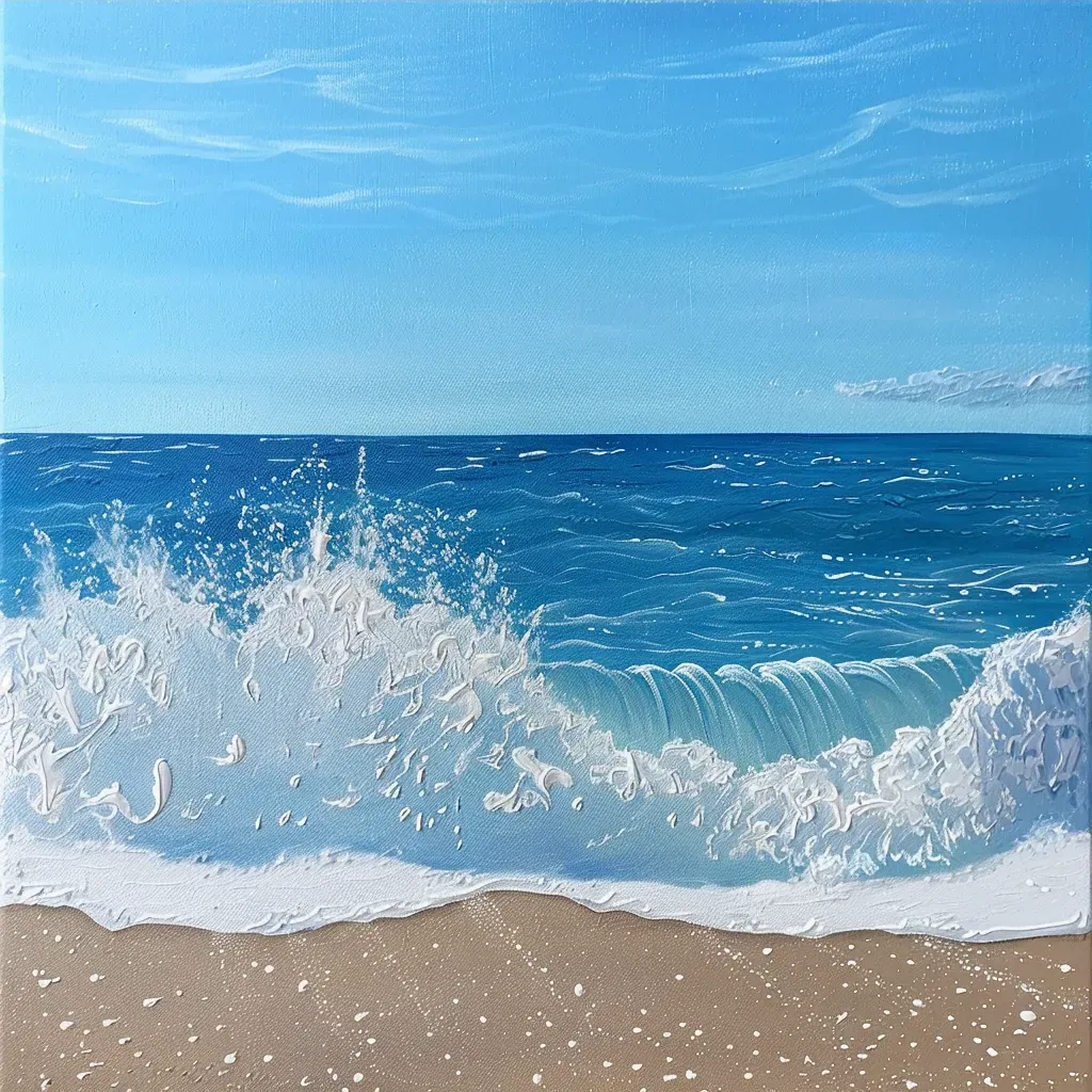 Blue ocean waves - Image 3