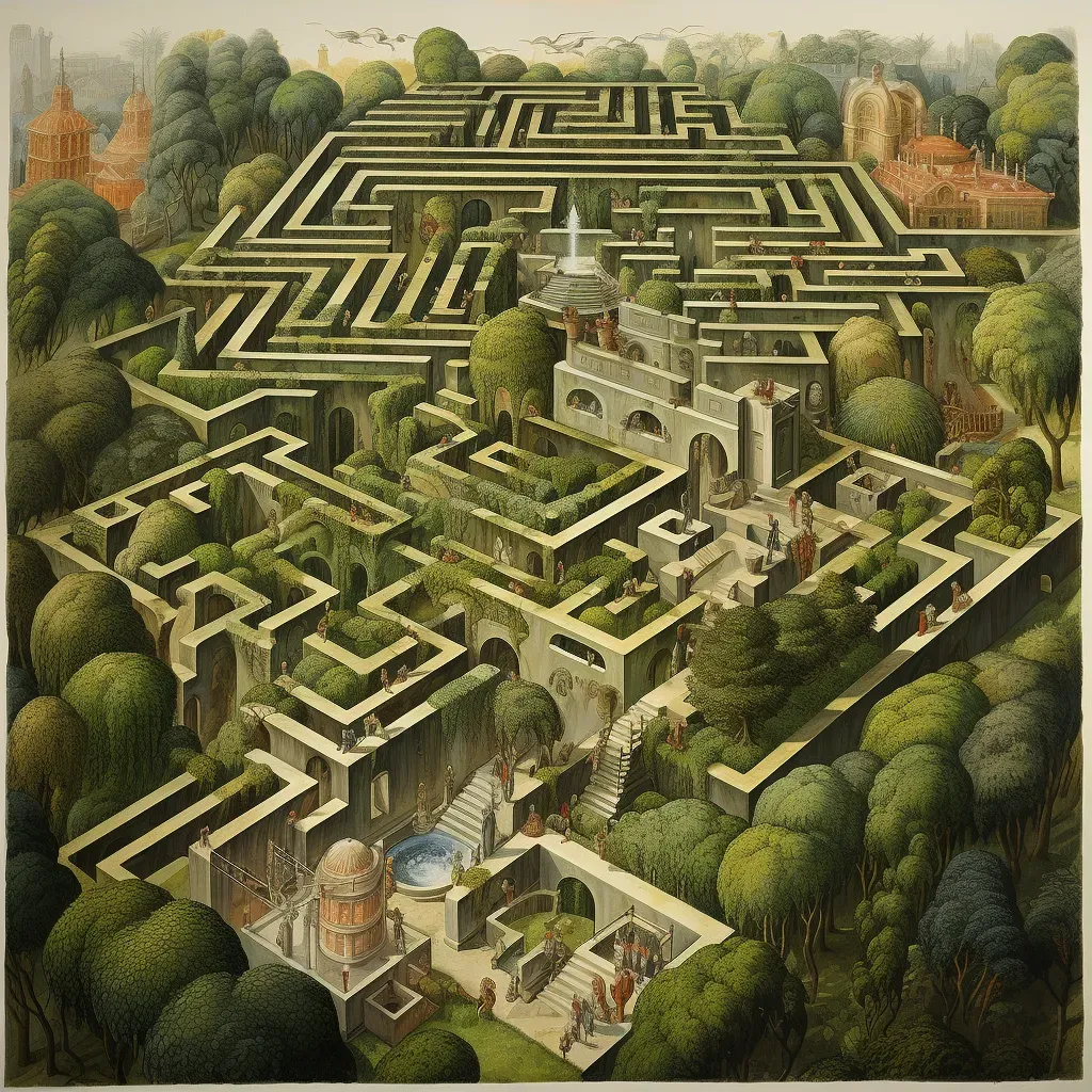 Garden maze to overgrown labyrinth - Image 3