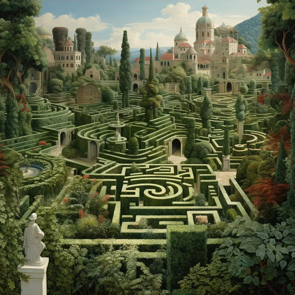 Garden maze to overgrown labyrinth - Image 4