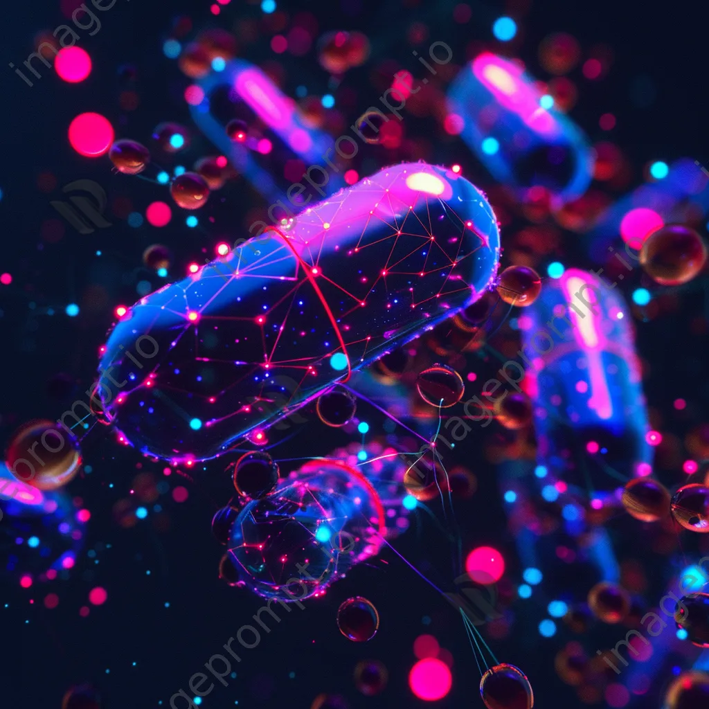 Graphic representation of pharmaceutical molecules - Image 1