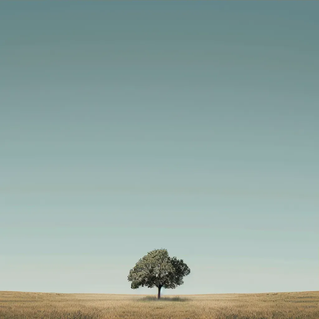 lonely tree open field - Image 3