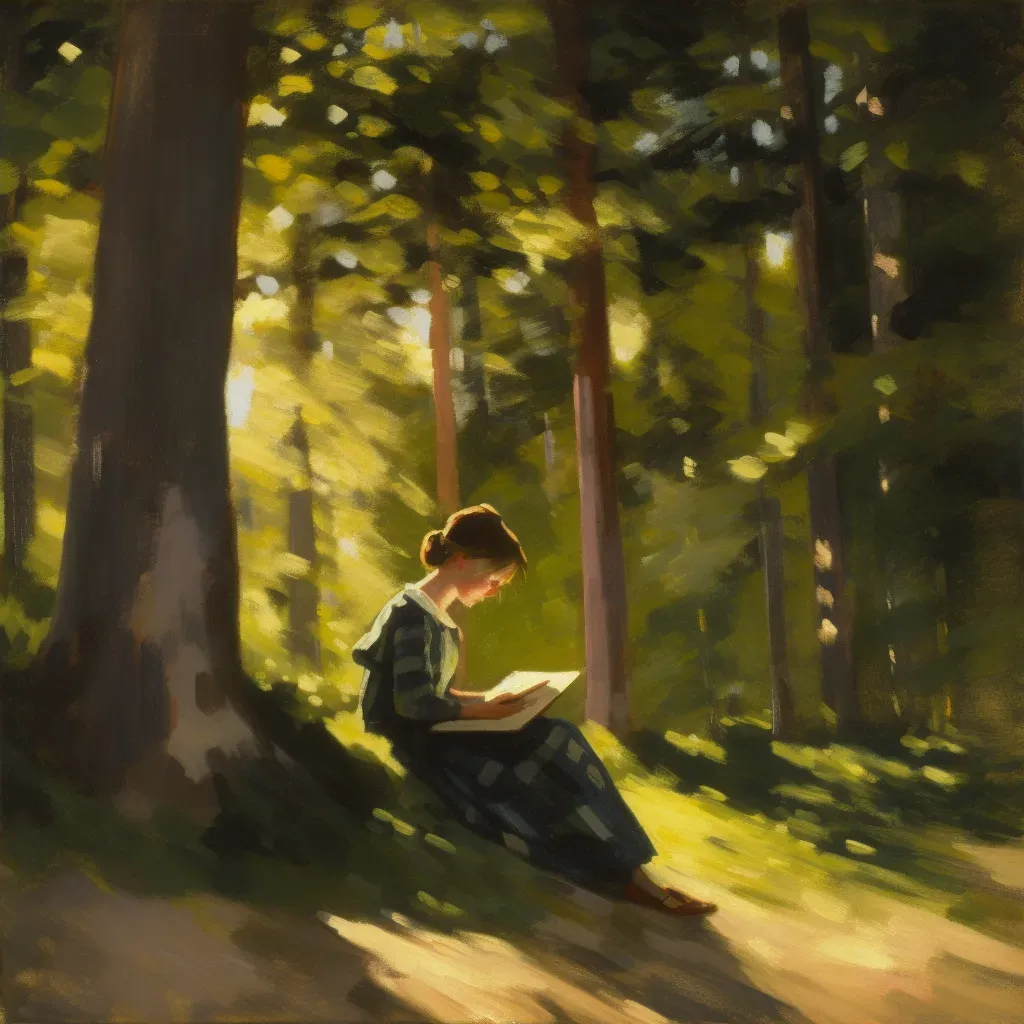 Tranquil Forest Reading