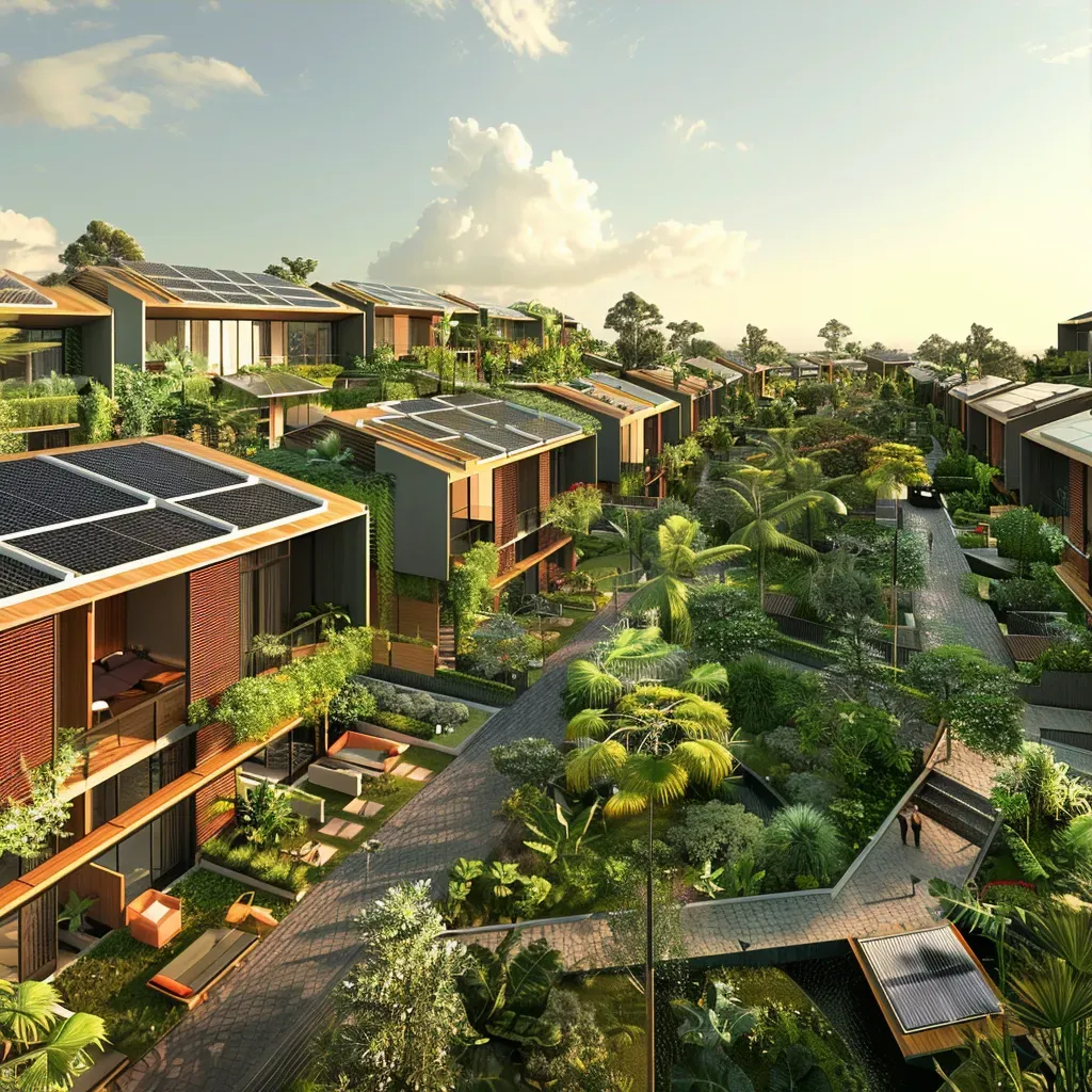 Sustainable housing estate with energy-efficient design - Image 3