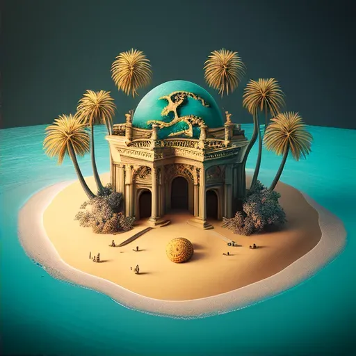 Golden Paradise Beach in the Afterlife