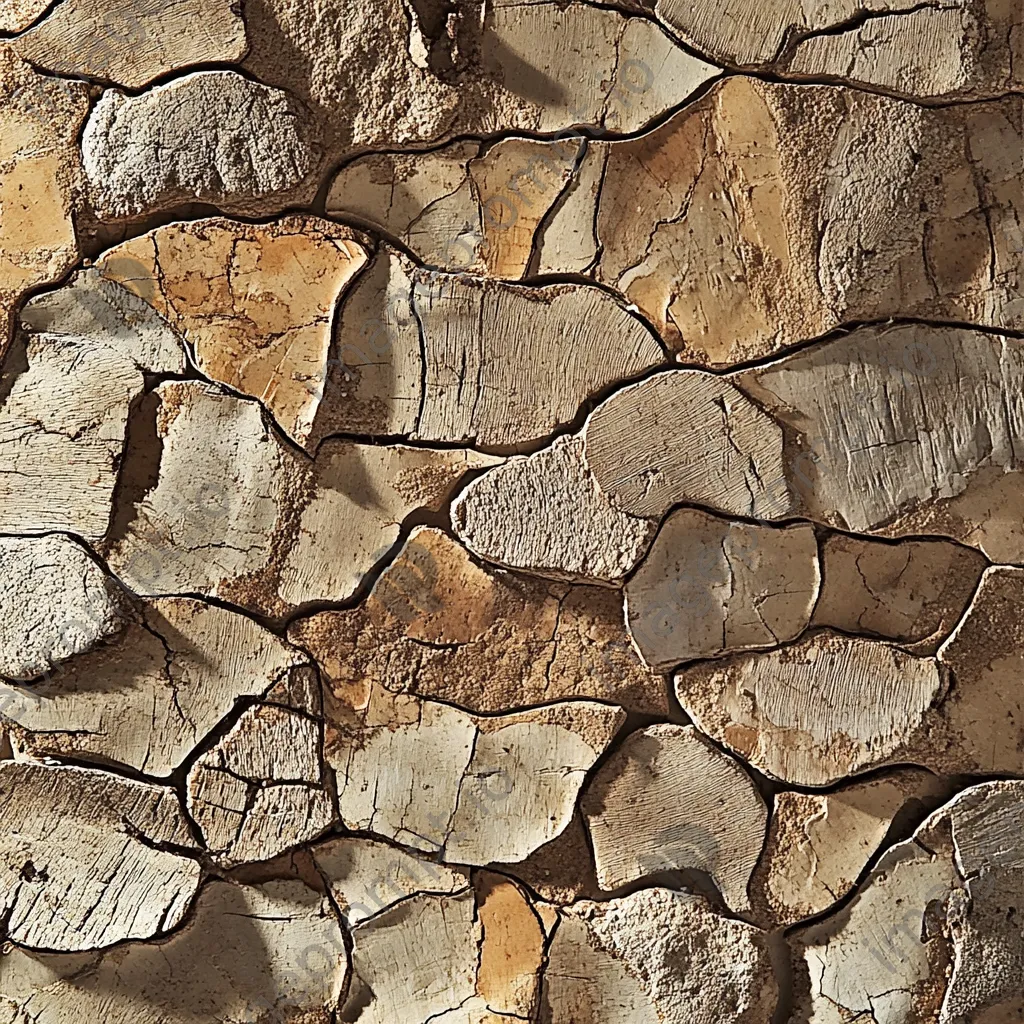 Close-up view of patterns on cork bark - Image 2