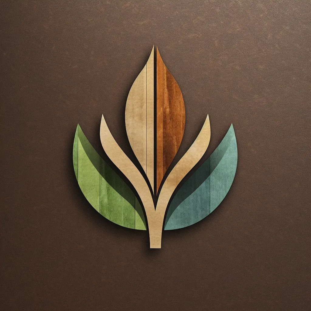 Nature-Inspired Sustainable Construction Company Logo