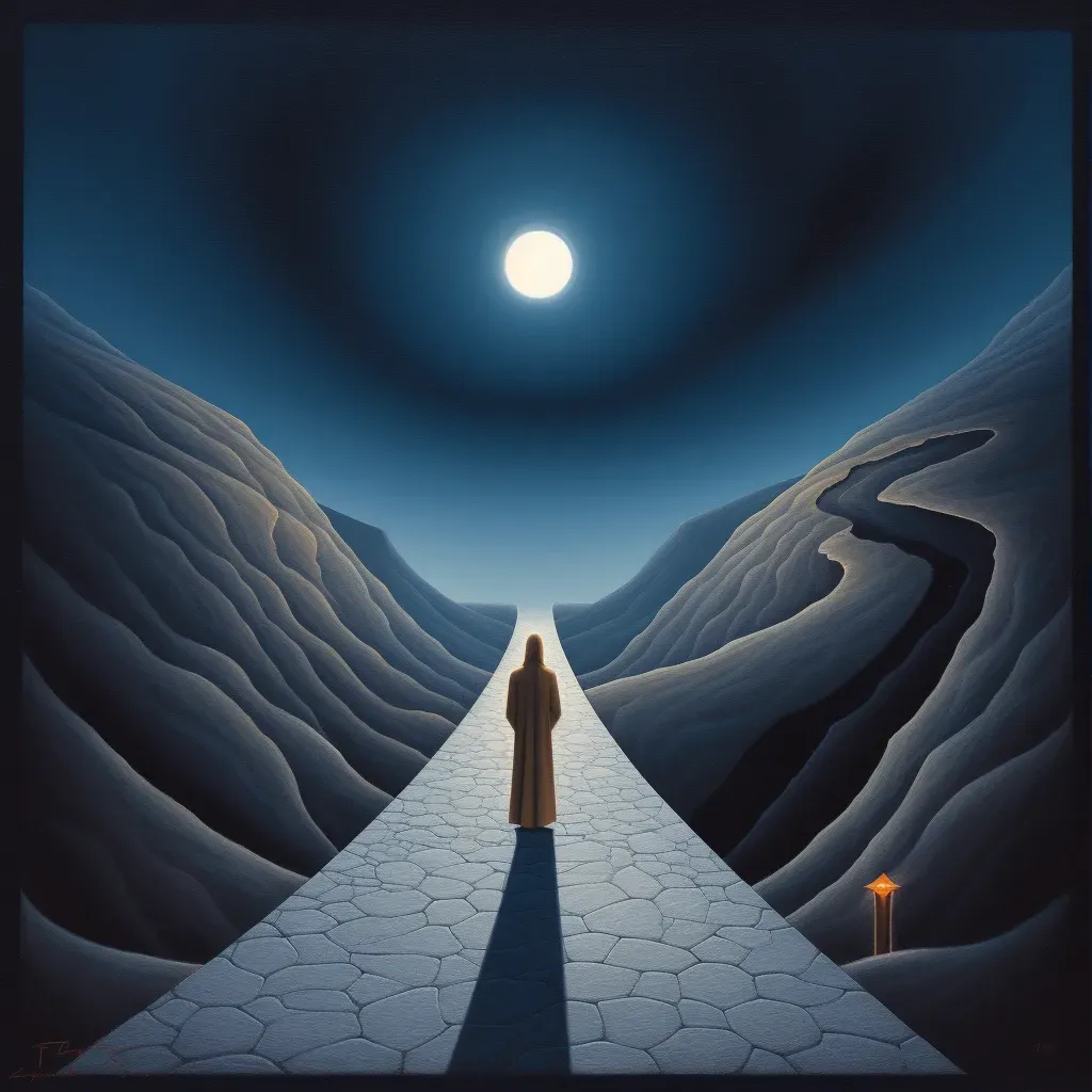 Mysterious crossroads pact under full moon - Image 1