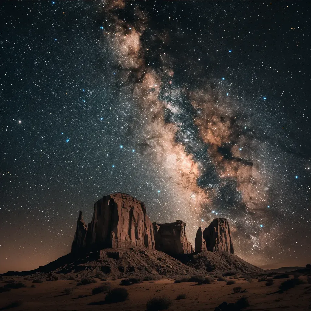 Desert Night Sky Astrophotography