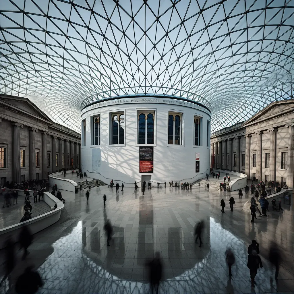 Interior view of British Museum