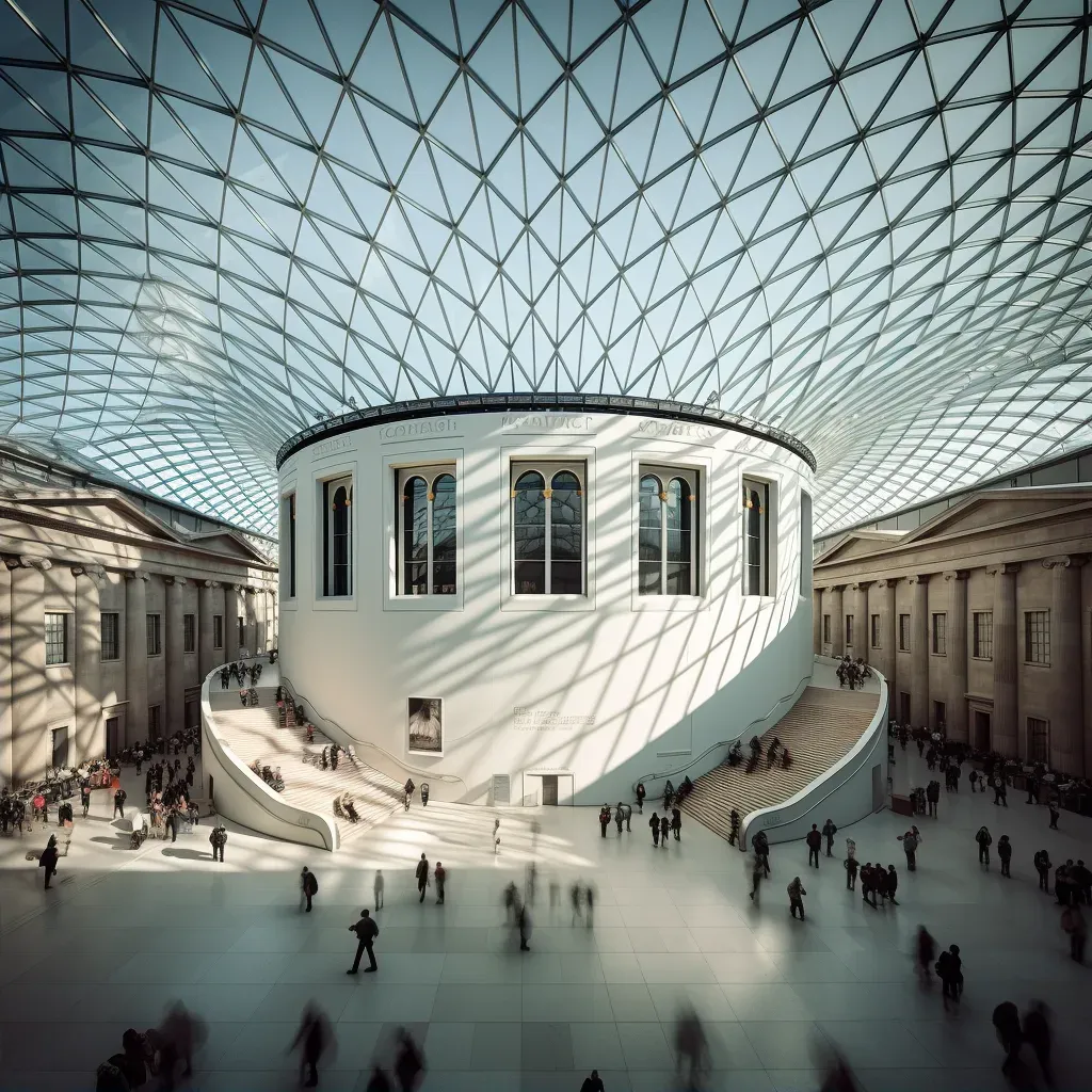 Interior view of British Museum