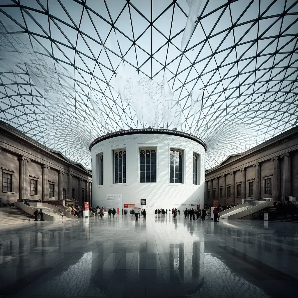 Interior view of British Museum