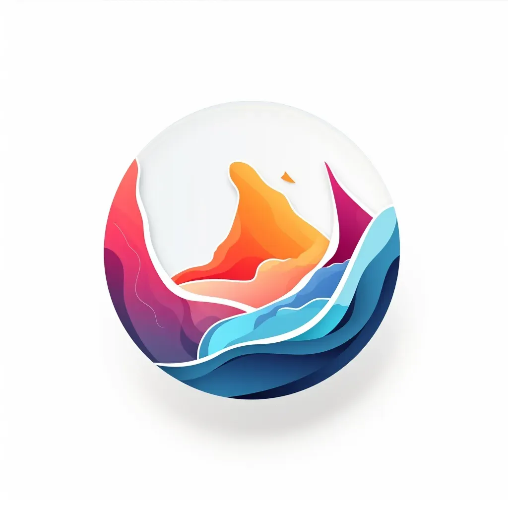 Abstract badge logo on white background - Image 4