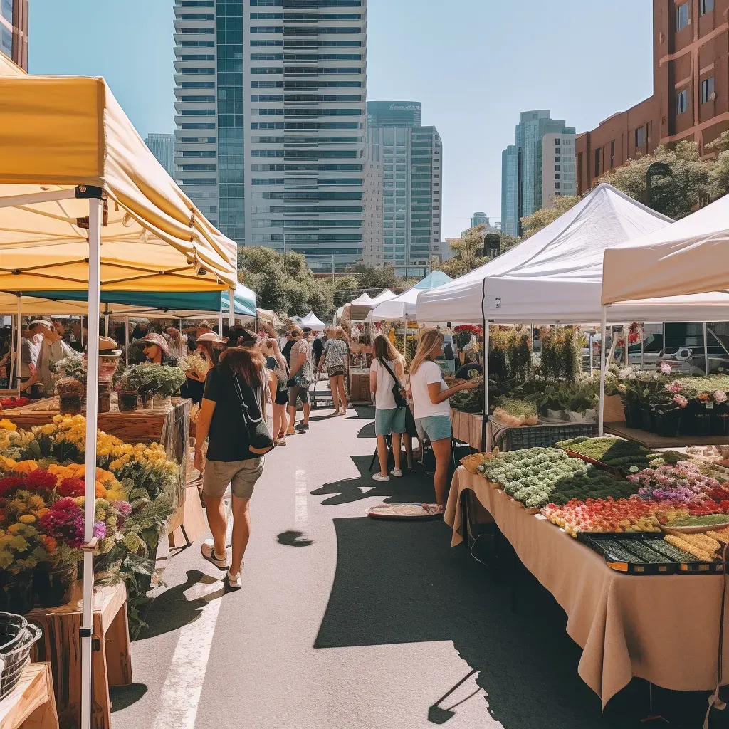 Busy urban farmer