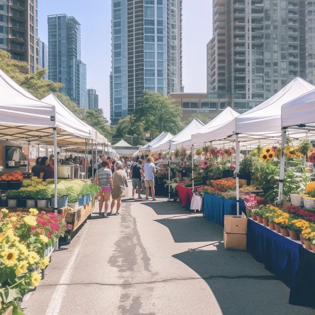 Busy urban farmer