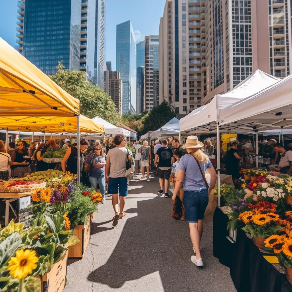 Busy urban farmer