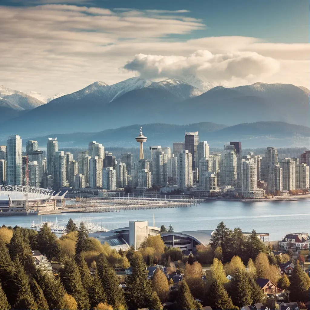 Vancouver skyscraper skyline - Image 1