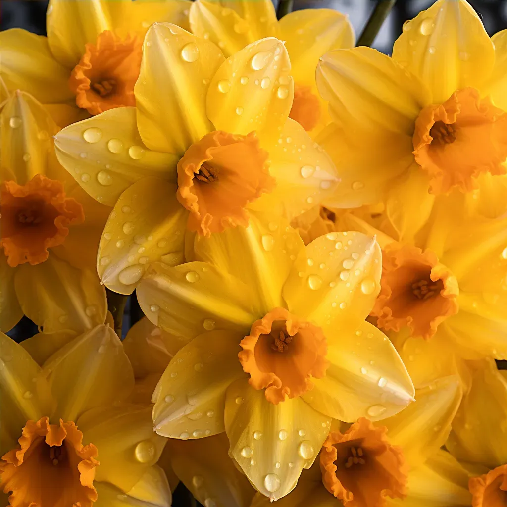 daffodils in sunlight close-up - Image 4