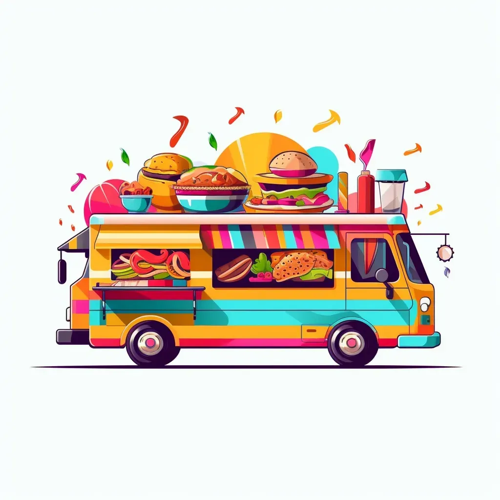 Vibrant food truck logo - Image 3