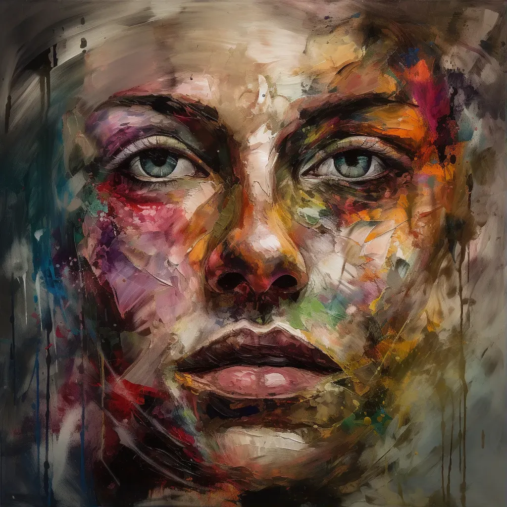 Emotional synesthesia portrait - Image 1