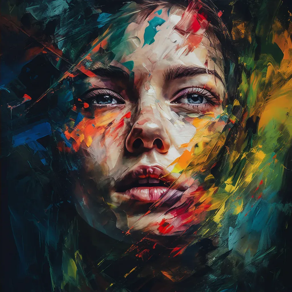 Emotional synesthesia portrait - Image 2