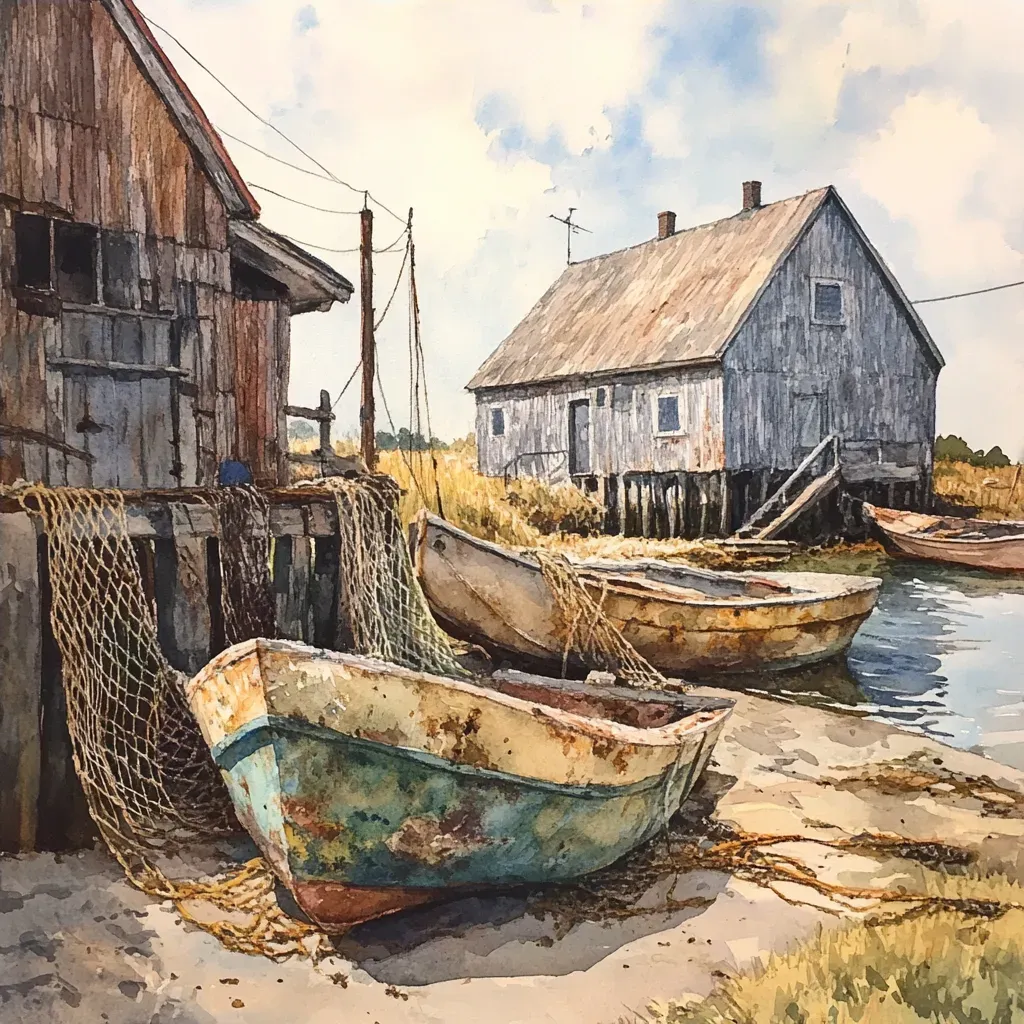 1800s Fishing Village