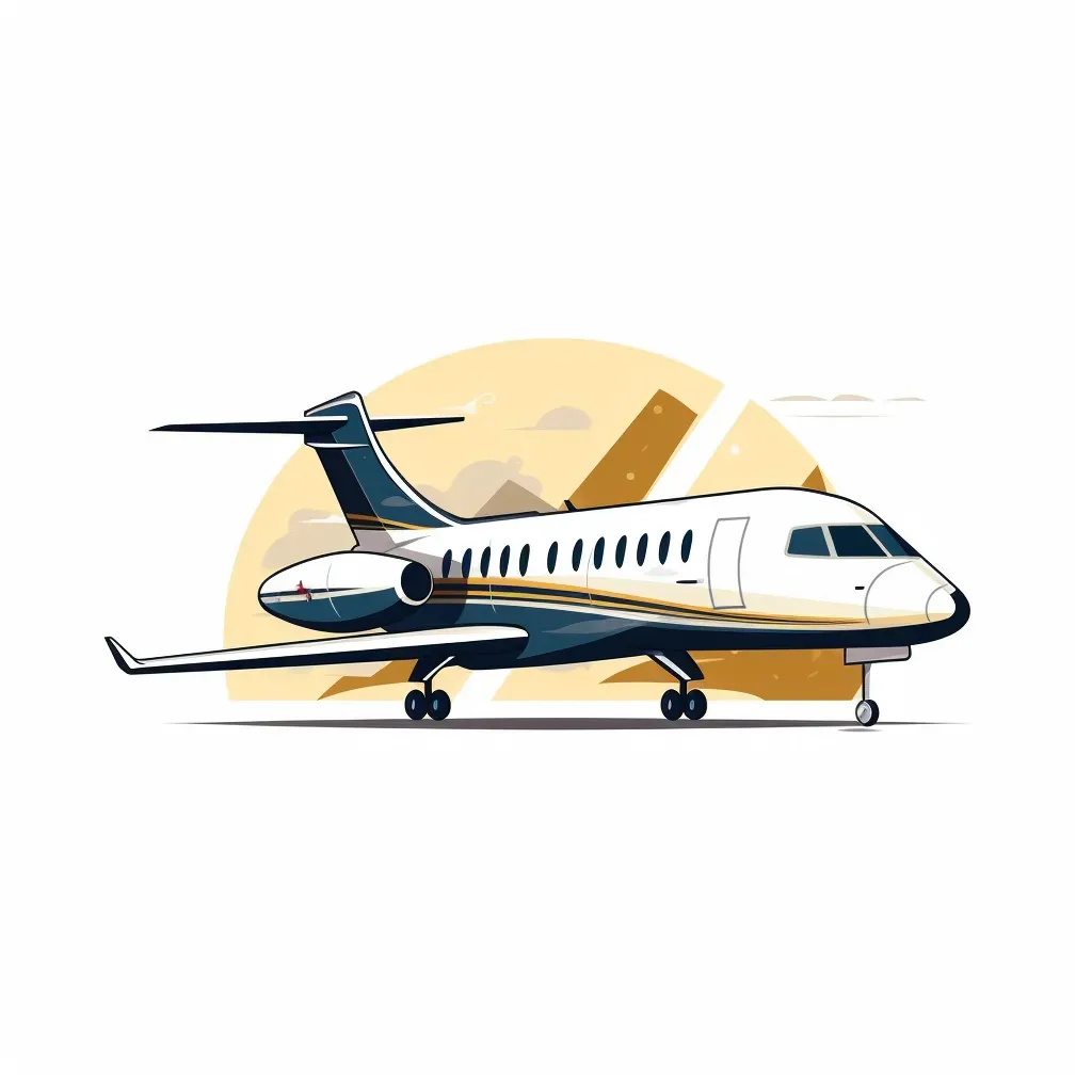 Luxury Private Jet Service Logo Design - Image 1