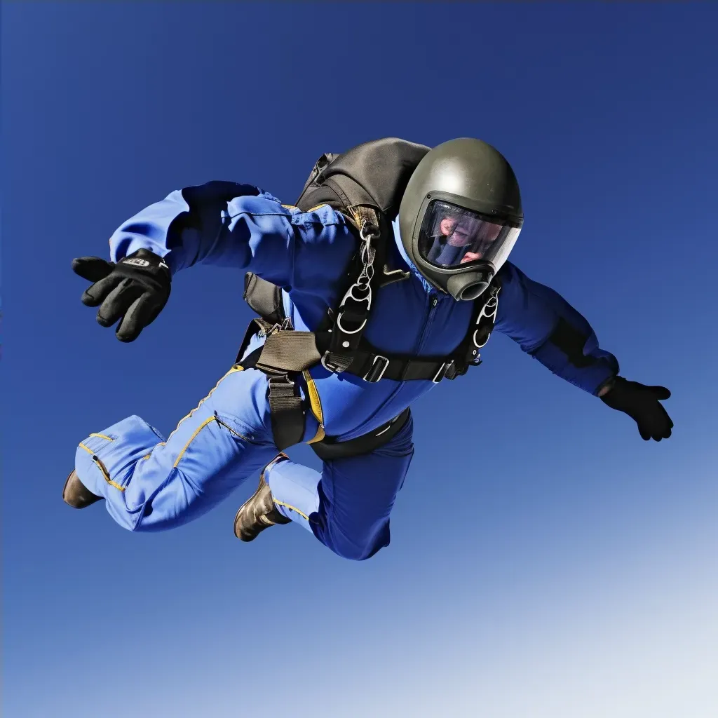 skydiver mid-air shot - Image 4