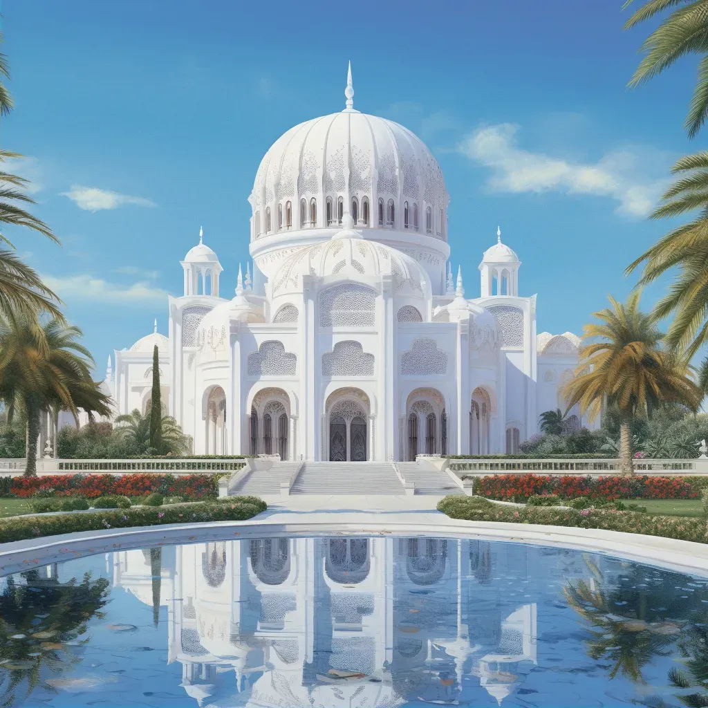 Image of a serene Bahá