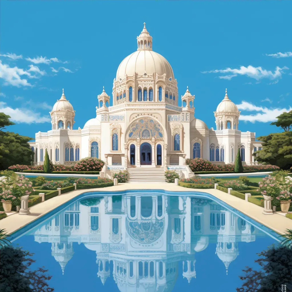 Image of a serene Bahá