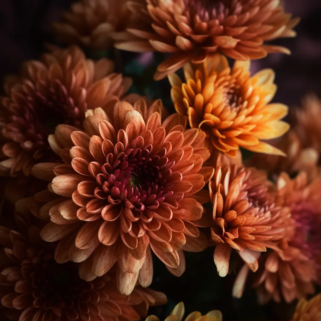 chrysanthemum close-up - Image 1