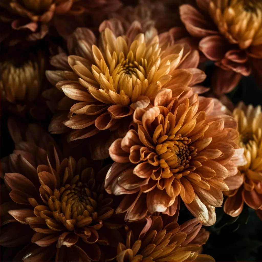 chrysanthemum close-up - Image 2