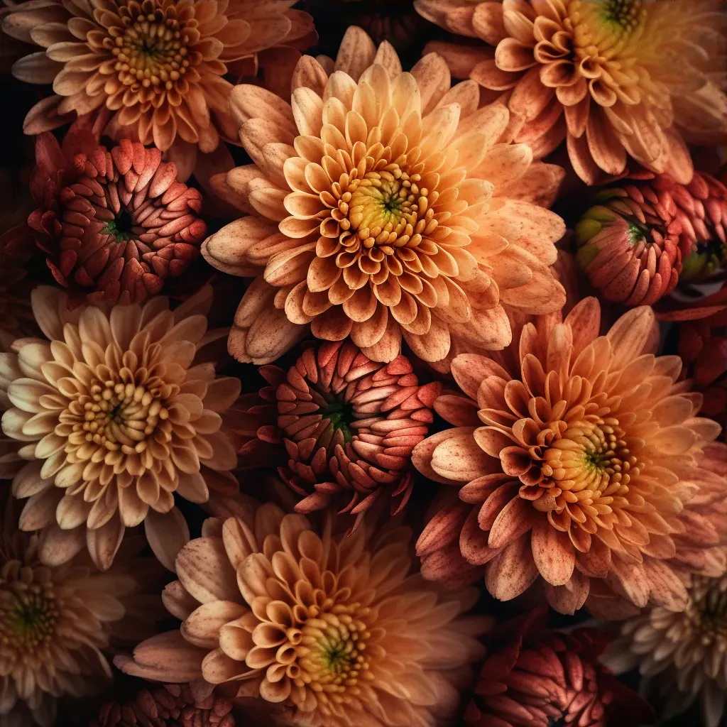 chrysanthemum close-up - Image 3