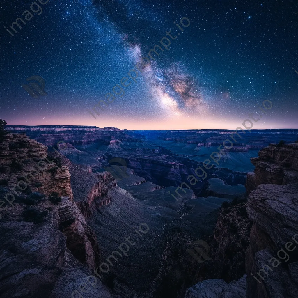 Canyon view at twilight - Image 2