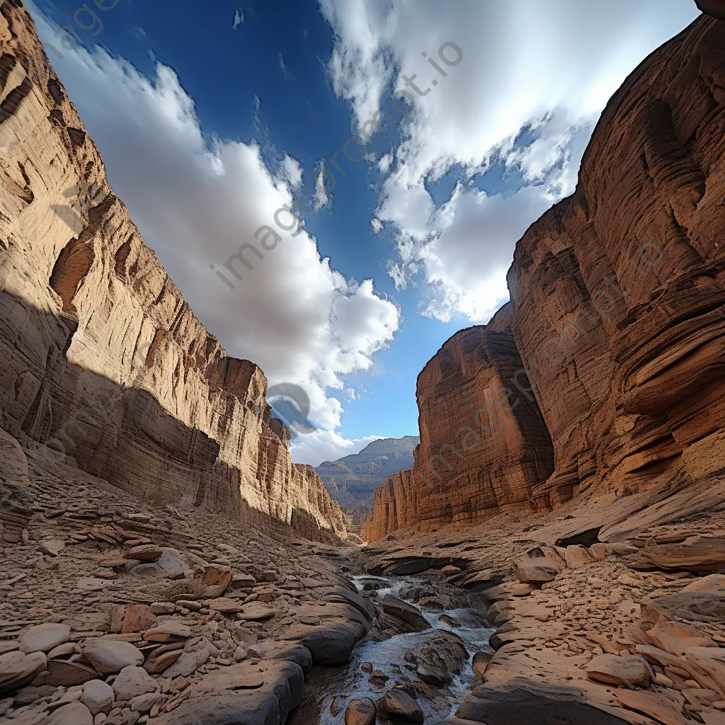 Expansive view of a canyon system - Image 1