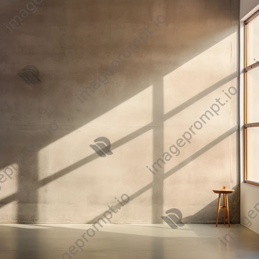 Textured concrete wall with soft shadows from natural light. - Image 3