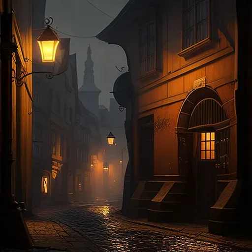 Historic cobblestone street in an old European town - Image 2