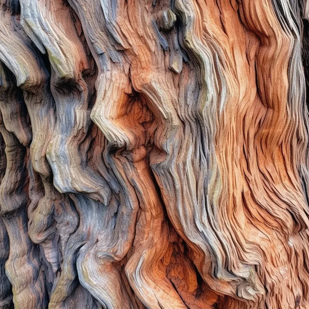 close-up of tree bark texture - Image 2